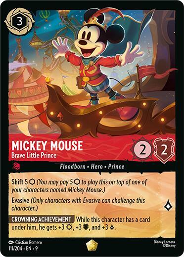 Mickey Mouse- Brave Little Prince [111/204] L (Fabled)