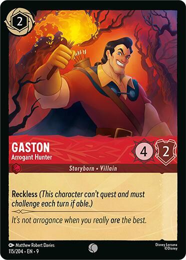 Gaston- Arrogant Hunter [115/204] C (Fabled)