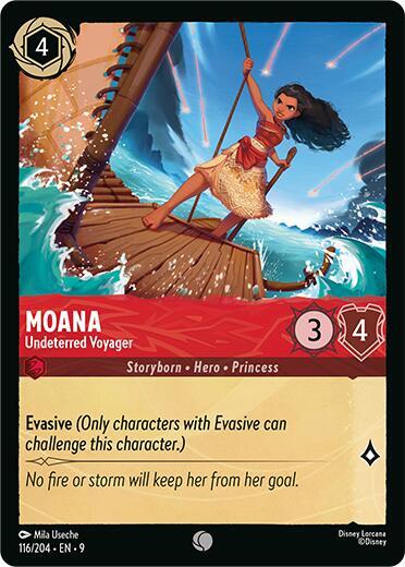 Moana- Undeterred Voyager [116/204] C (Fabled)