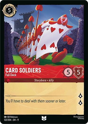 Card Soldiers- Full Deck [122/204] U (Fabled)