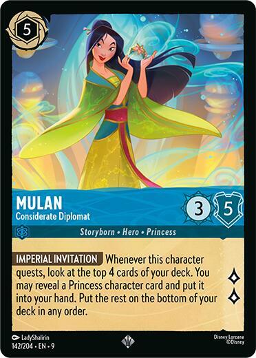 Mulan- Considerate Diplomat [142/204] SR (Fabled)