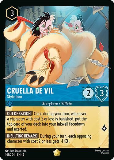 Cruella De Vil- Style Icon [143/204] L (Fabled)