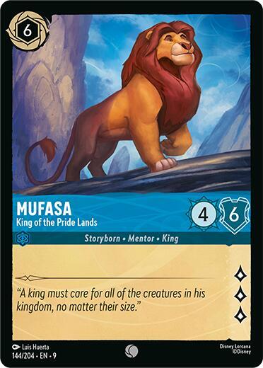 Mufasa- King of the Pride Lands [144/204] C (Fabled)