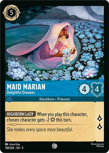 Maid Marian- Delightful Dreamer [158/204] C (Fabled)