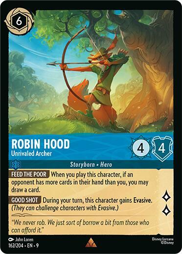 Robin Hood- Unrivaled Archer [162/204] R (Fabled)