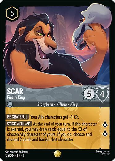 Scar- Finally King [175/204] L (Fabled)
