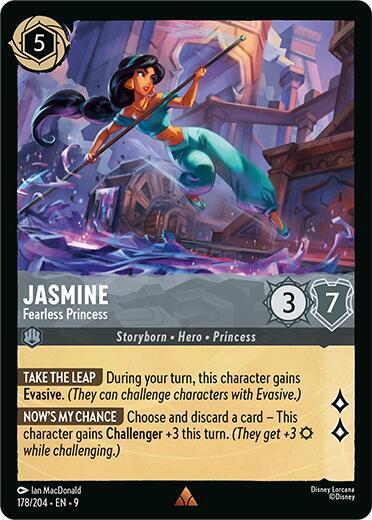 Jasmine- Fearless Princess [178/204] R (Fabled)