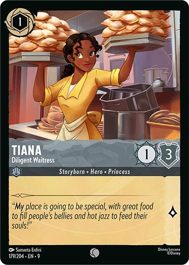 Tiana- Diligent Waitress [179/204] C (Fabled)