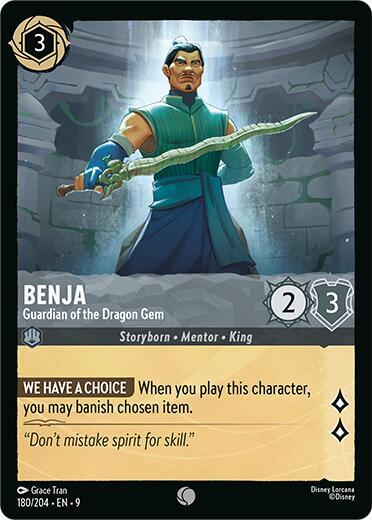 Benja- Guardian of the Dragon Gem [180/204] C (Fabled)