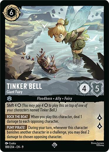Tinker Bell- Giant Fairy [188/204] SR (Fabled)