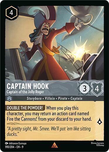 Captain Hook- Captain of the Jolly Roger [190/204] R (Fabled)