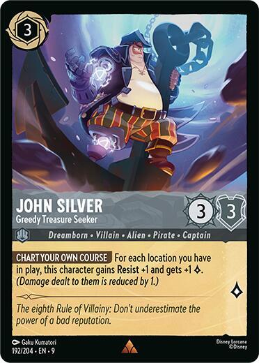 John Silver- Greedy Treasure Seeker [192/204] R (Fabled)