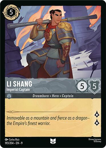 Li Shang- Imperial Captain [193/204] U (Fabled)