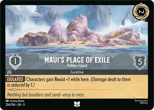 Maui's Place of Exile- Hidden Island [204/204] U (Fabled)