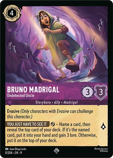 Bruno Madrigal- Undetected Uncle [0/204] SR (Fabled)