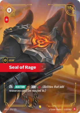 Seal of Rage ON [SFD-222] [S]