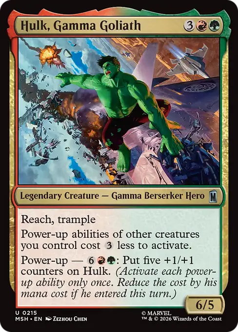 Hulk, Gamma Goliath [MSH-215] [U]