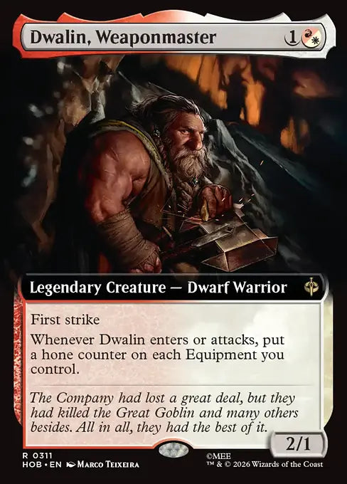 Dwalin, Weaponmaster [HOB-311] [R]