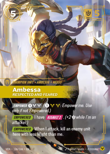 Ambessa - Respected and Feared [VEN-136E]