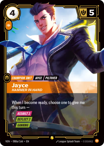Jayce - Hammer in Hand (Alternate Art) [VEN-088aS]