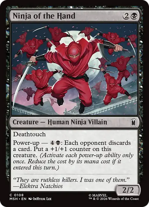 Ninja of the Hand [MSH-108] [C]
