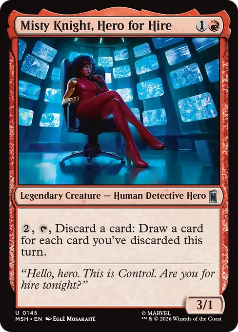 Misty Knight, Hero for Hire [MSH-145] [U]