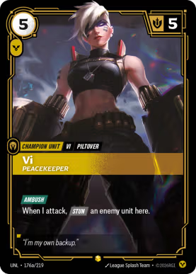 Vi - Peacekeeper [UNL-176a] [S]