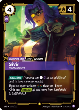 Sivir - Mercenary [SFD-143a] [S]