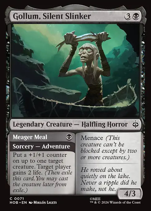 Gollum, Silent Slinker // Meager Meal [HOB-071] [C]