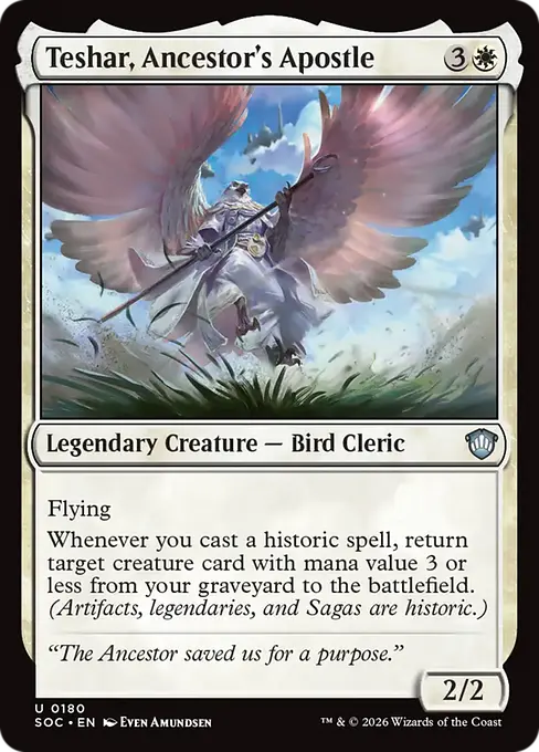 Teshar, Ancestor's Apostle [SOC-180] [U]