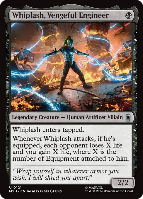 Whiplash, Vengeful Engineer [MSH-121] [U]