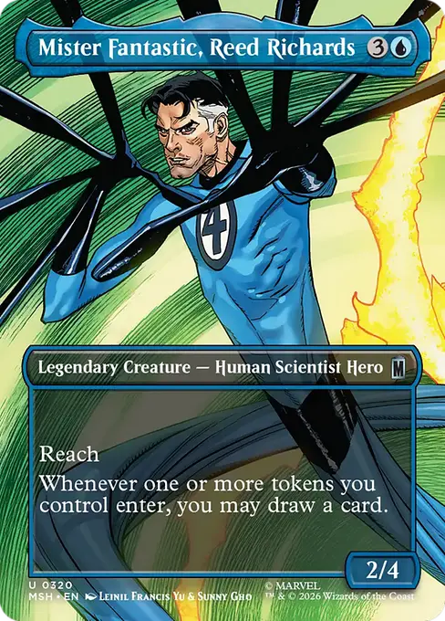 Mister Fantastic, Reed Richards [MSH-320] [U]