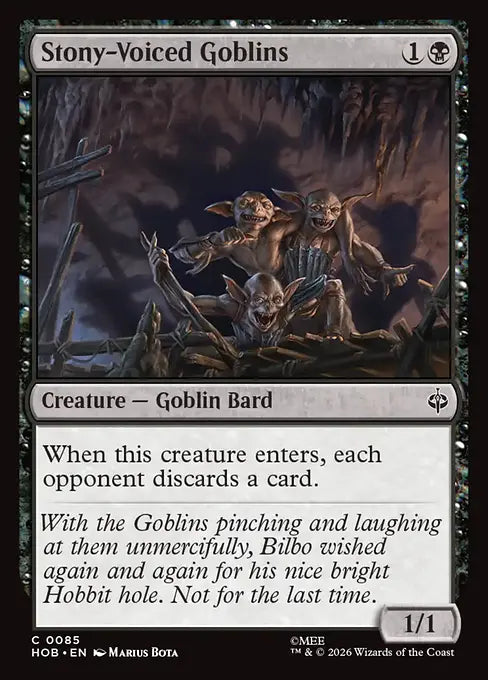 Stony-Voiced Goblins [HOB-085] [C]