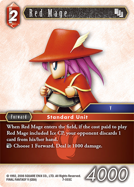 Red Mage (07-003C) [Opus 7]
