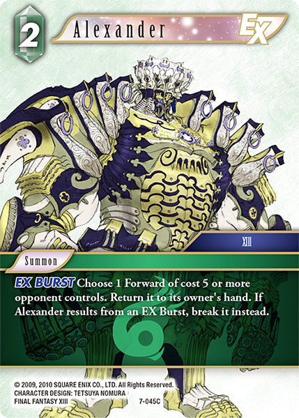 Alexander (07-045C) [Opus 7]