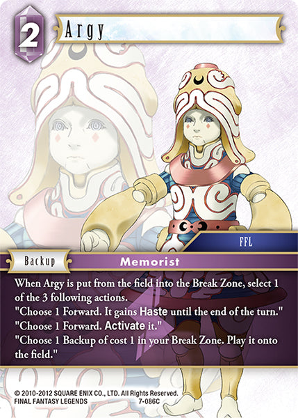 Argy (07-086C) [Opus 7]