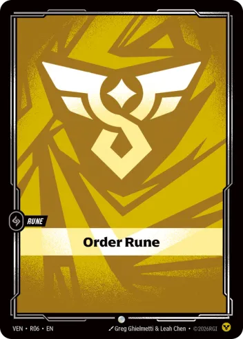 Order Rune [VEN-R06C]