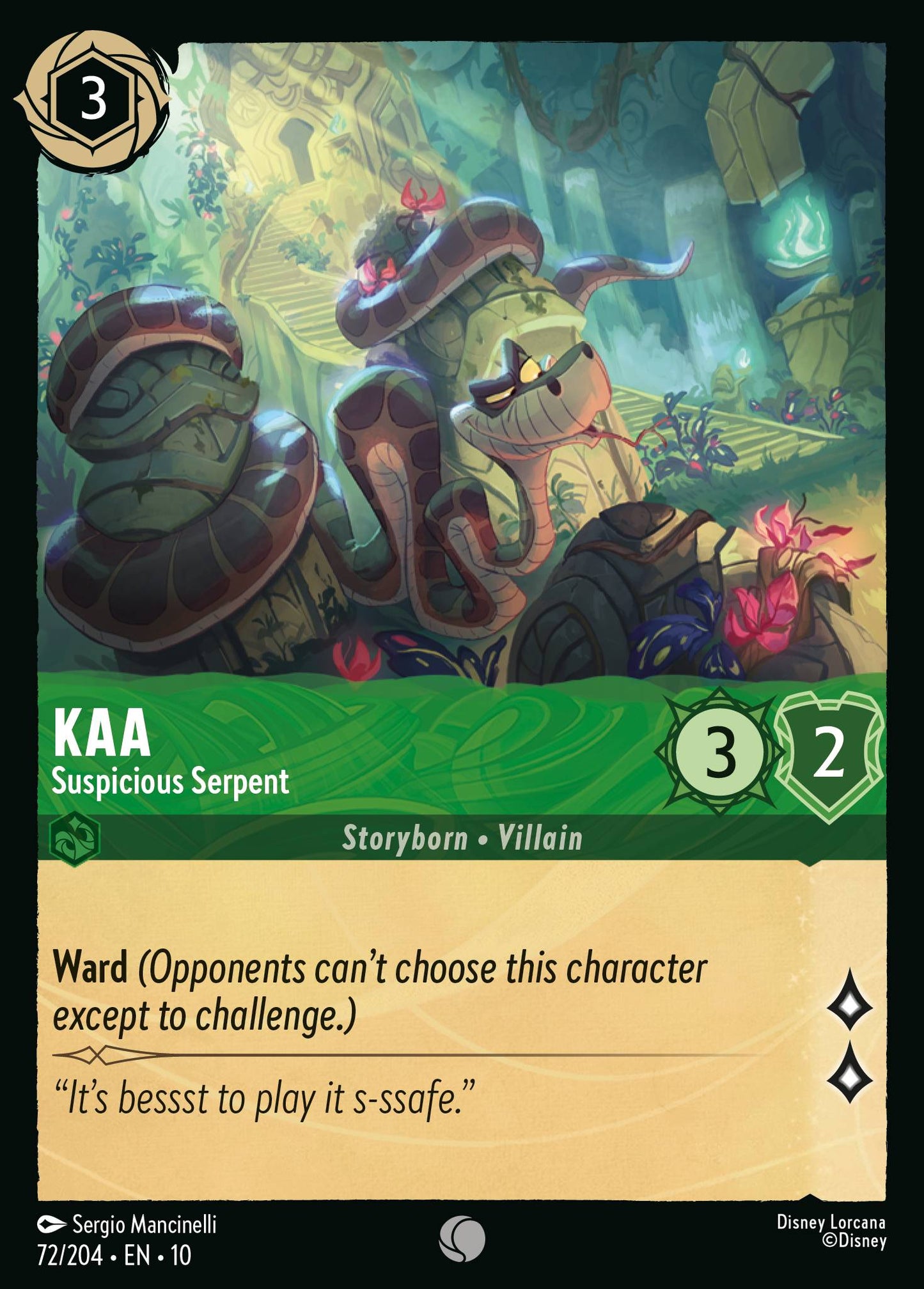 Kaa - Suspicious Serpent [010-072]