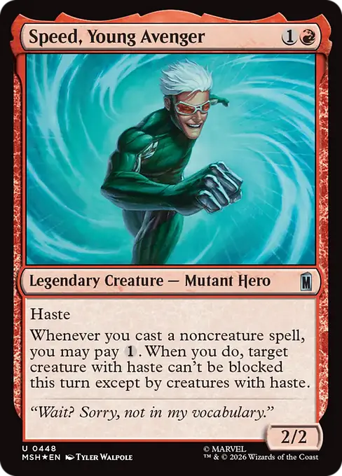 Speed, Young Avenger (Surge Foil)[MSH-448] [U]