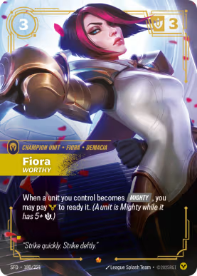 Fiora - Worthy [SFD-180] [E]