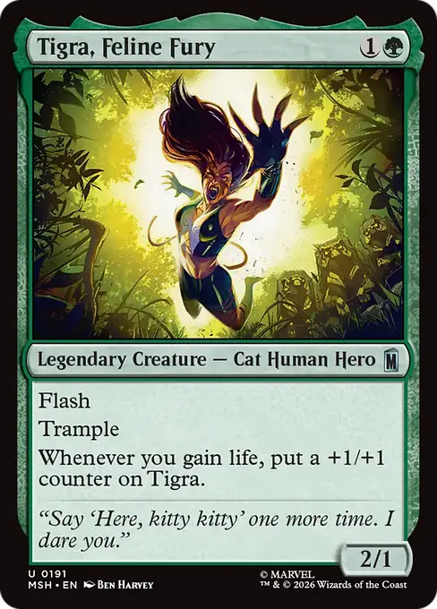 Tigra, Feline Fury [MSH-191] [U]