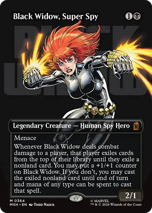Black Widow, Super Spy [MSH-364] [M]
