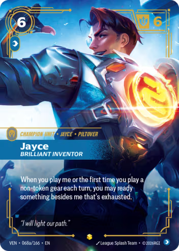 Jayce - Brilliant Inventor (Alternate Art) [VEN-068aS]