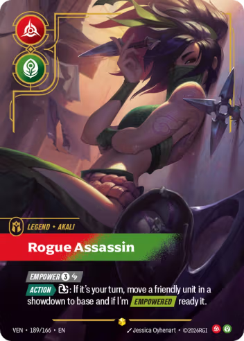 Akali - Rouge Assassin (Overnumbered) [VEN-189S]