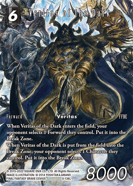 Veritas of the Dark (08-136L) [Opus 8] Full Art