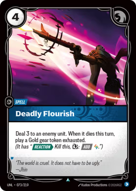 Deadly Flourish [UNL-073] [U]