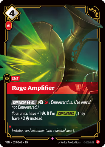 Rage Amplifier [VEN-018R]