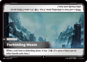 Forbidding Waste [UNL-210] [U]