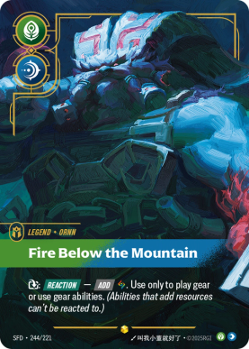 Fire Below the Mountain ON [SFD-244] [S]