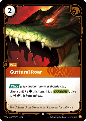 Guttural Roar [VEN-072C]